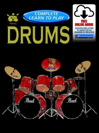 Complete Learn To Play Drums Manual + Online Sheet Music Songbook