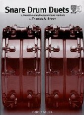 Snare Drum Duets Brown Book & Cd Sheet Music Songbook
