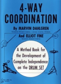 4-way Coordination Drum Set Dahlgren & Fine Sheet Music Songbook