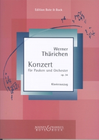 Tharichen Concerto For Kettledrum Op34 Sheet Music Songbook