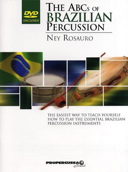 Abcs Of Brazilian Percussion Rosauro Book & Dvd Sheet Music Songbook