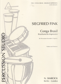 Fink Conga Brasil Percussion Ensemble Sheet Music Songbook