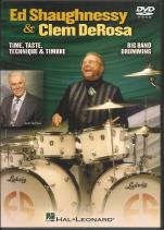 Big Band Drumming Shaughnessy & Derosa Dvd Sheet Music Songbook