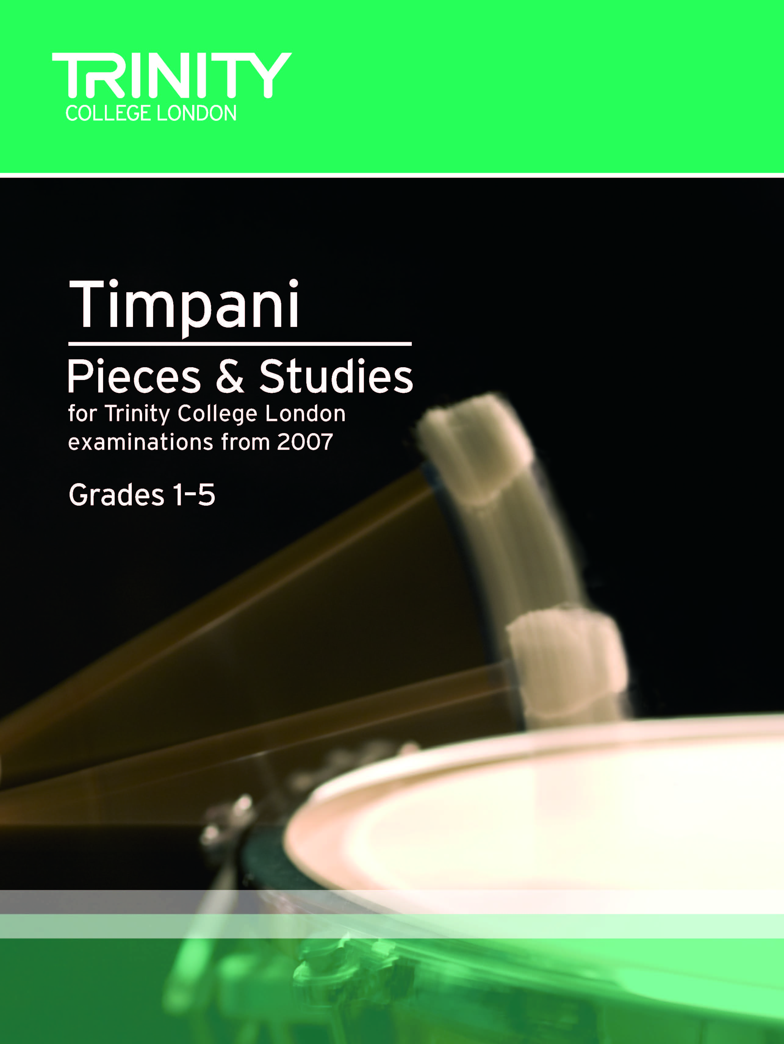 Trinity Timpani Pieces & Studies Gr 1-5 Sheet Music Songbook