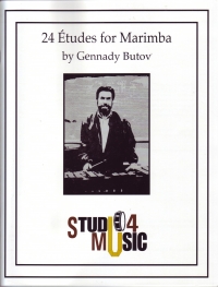 24 Etudes For Marimba Butov Sheet Music Songbook