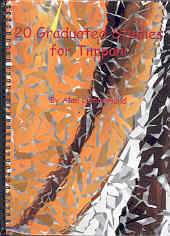 20 Graduated Studies Cumberland Timpani Sheet Music Songbook
