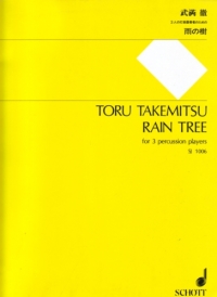 Takemitsu Rain Tree (for Three Percussion) Sheet Music Songbook