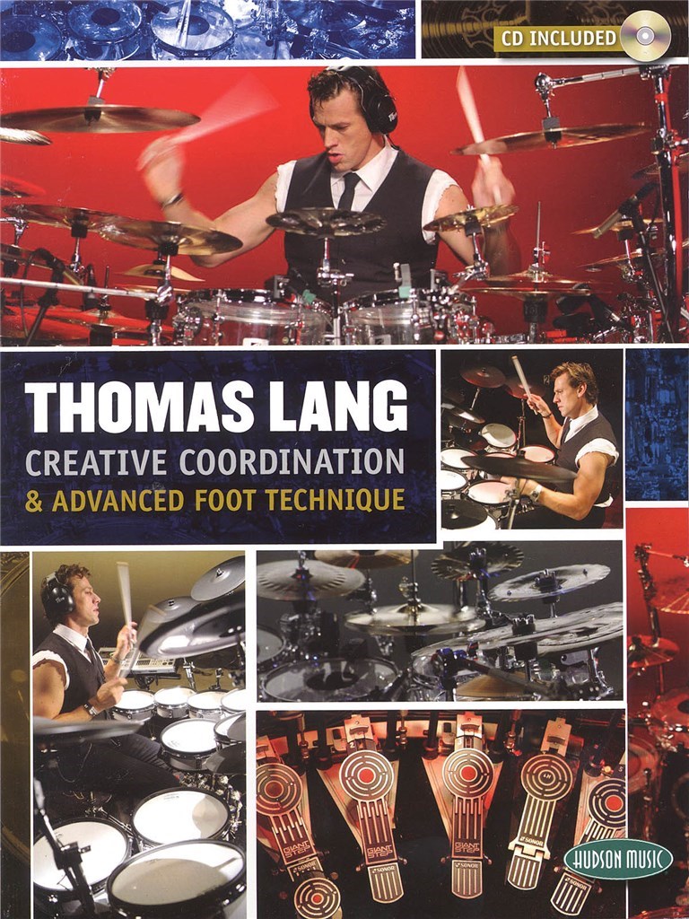 Thomas Lang Creative Coordination & Adv Foot Bk Cd Sheet Music Songbook