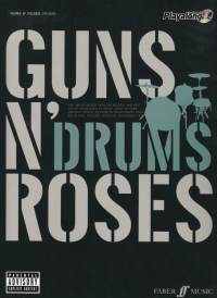 Guns N Roses Drums Authentic Playalong Book Cd Sheet Music Songbook