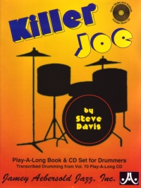 Killer Joe Drum Styles Book & Cd Vol 70 Davis Sheet Music Songbook