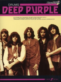 Deep Purple Drums Authentic Playalong Book Cd Sheet Music Songbook