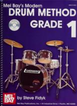 Modern Drum Method Grade 1 Fidyk Book & Online Sheet Music Songbook