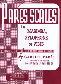 Scales For Marimba, Xylophone & Vibes Pares Sheet Music Songbook