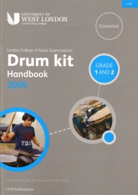 LCM           Drum            Kit            Handbook            Grades            1            &            2            Book            &           CD    CD        Sheet Music Songbook