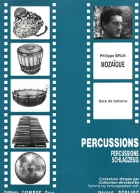 Brun Mozaique (patchwork) Percussion Solo Sheet Music Songbook