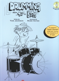 Drumming From Top To Bottom Jackson Book Cd Sheet Music Songbook