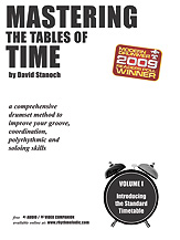 Mastering The Tables Of Time Vol 1 Drumset Method Sheet Music Songbook