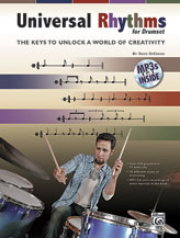 Universal Rhythms For Drumset Dicenso Book & Cd Sheet Music Songbook
