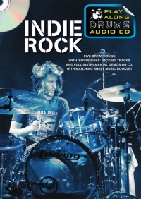 Play Along Drums Audio Cd Indie Rock + Booklet Sheet Music Songbook