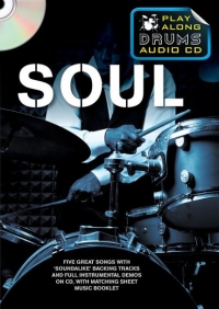 Play Along Drums Audio Cd Soul + Booklet Sheet Music Songbook