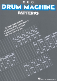 260 Drum Machine Patterns Bardet Sheet Music Songbook