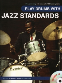 Play Drums With Jazz Standards Book & Cd Sheet Music Songbook