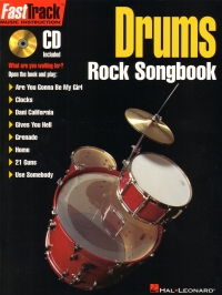 Fast Track Drums Rock Songbook + Cd Sheet Music Songbook