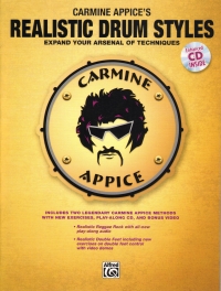 Realistic Drum Styles Appice Book & Enhanced Cd Sheet Music Songbook