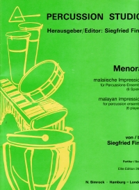 Fink Menora Percussion Sextet Score & Parts Sheet Music Songbook