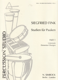 Fink Studies Vol. 1 Timpani Sheet Music Songbook