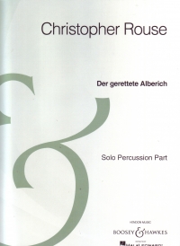 Rouse Der Gerettete Alberich Solo Percussion Part Sheet Music Songbook