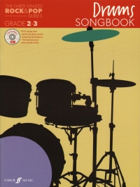 Faber Graded Rock & Pop Drums Songbook Gr 2-3 + Cd Sheet Music Songbook