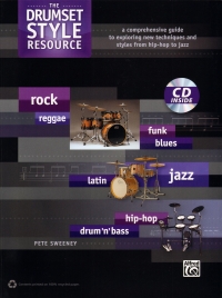 Drumset Style Resource Sweeney Book & Cd Sheet Music Songbook