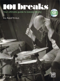 101 Breaks Krauss Drums Book & Cd Sheet Music Songbook