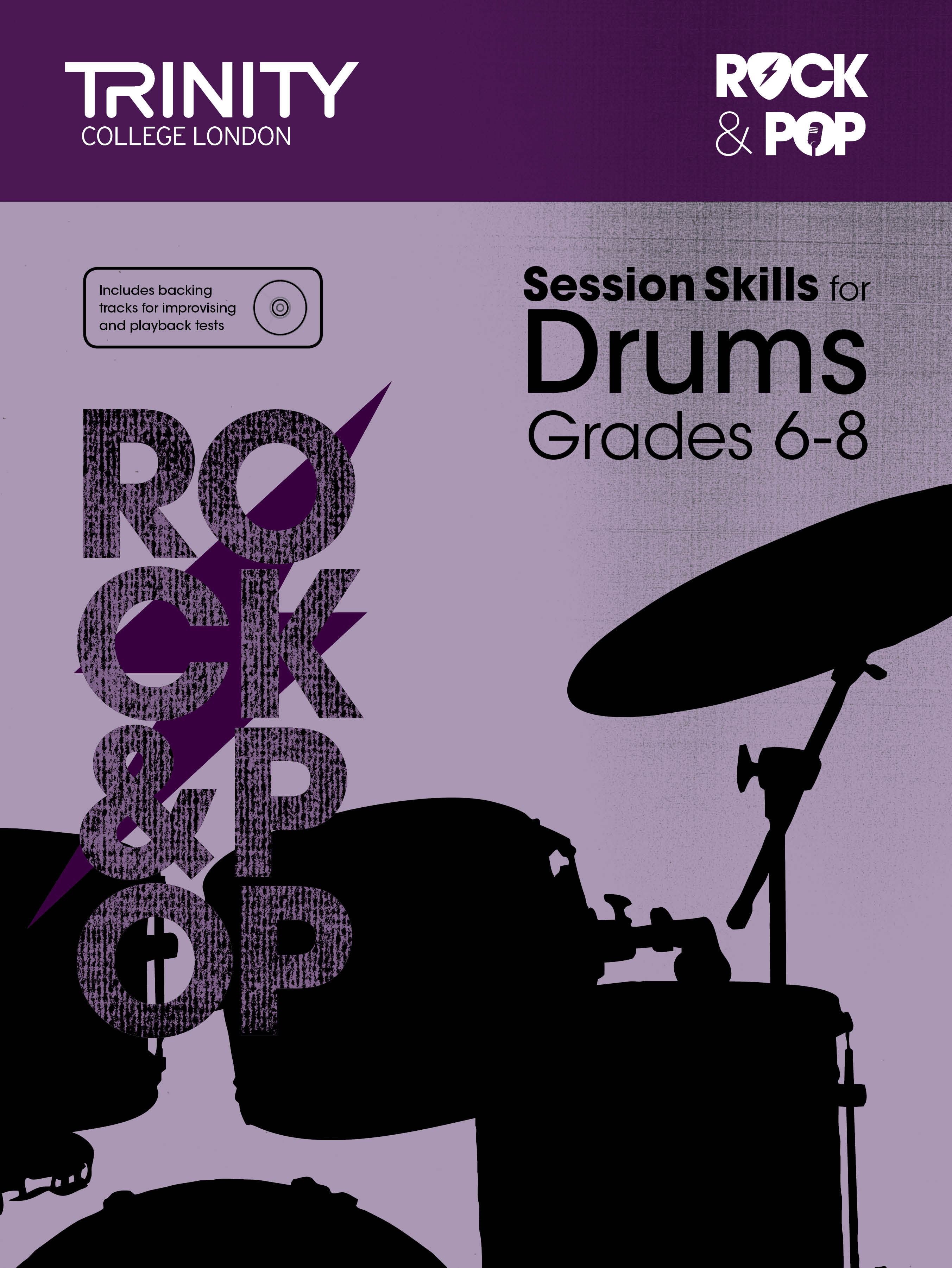 Trinity Rock & Pop Session Skills Drums Gr 6-8 Sheet Music Songbook