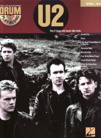 Drum Play Along 34 U2 Book & Cd Sheet Music Songbook