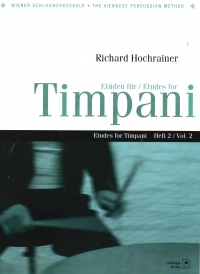 Hochrainer Etuden Fur Timpani Heft 2 Sheet Music Songbook