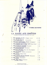 Desportes La Foire Aux Croutes 6 Xylophone & Pno Sheet Music Songbook