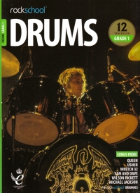 Rockschool Drums 2018-2024 Grade 1 + Online Sheet Music Songbook