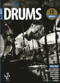 Rockschool Drums 2018-2024 Grade 8 + Online Sheet Music Songbook