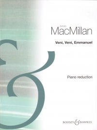 Macmillan Veni Veni Emmanuel Percussion & Pf Reduc Sheet Music Songbook