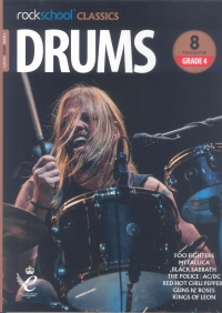 Rockschool Classics Drums Grade 4 + Online Sheet Music Songbook