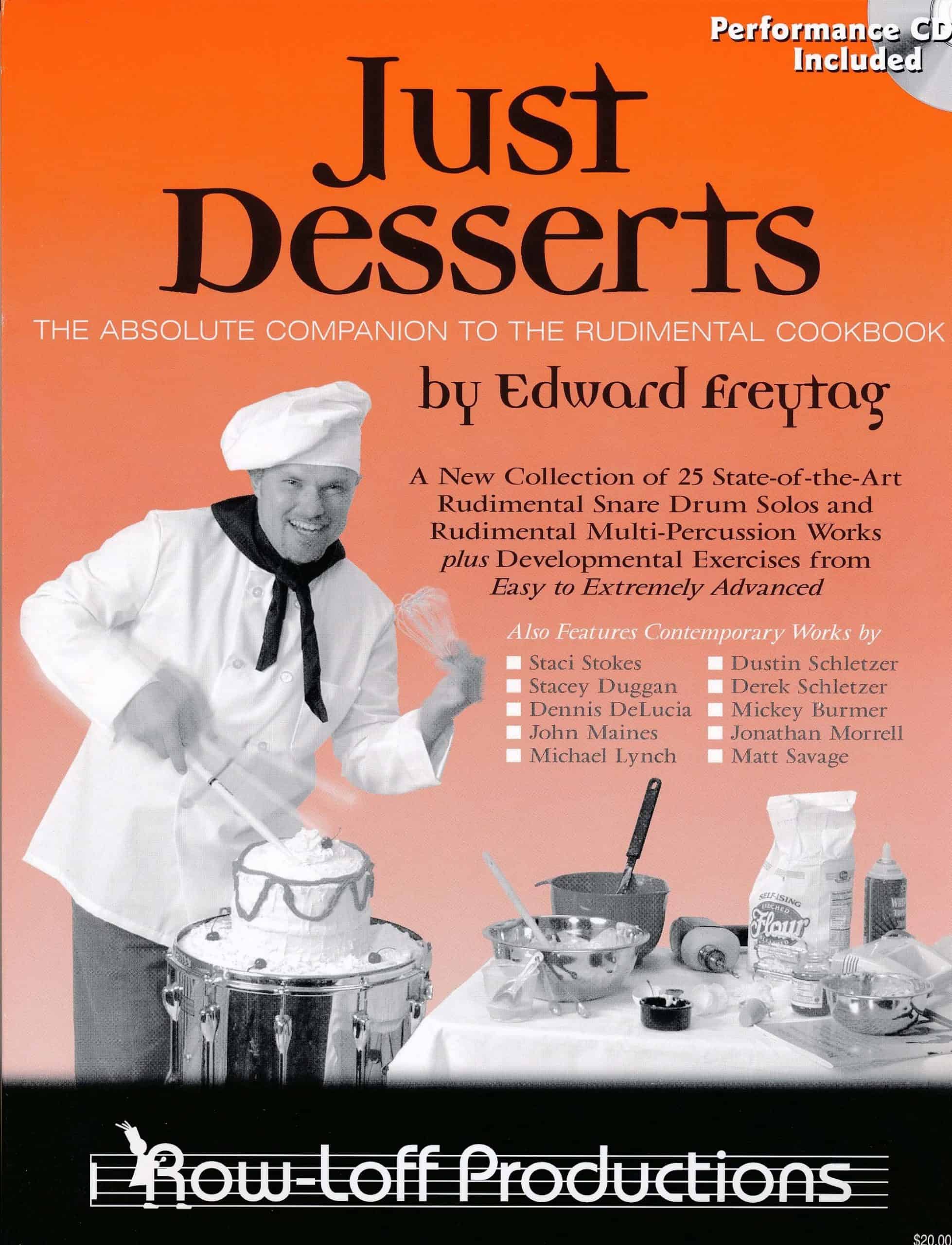 Freytag Just Desserts Drums Book & Cd Sheet Music Songbook