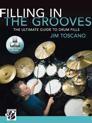 Filling In The Grooves Jim Toscano Book/online Aud Sheet Music Songbook