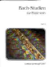 Bach Studies (24) Book 1 Flute Sheet Music Songbook