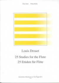 Drouet 25 Studies Flute Sheet Music Songbook