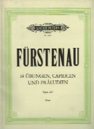 Furstenau 24 Ubunger Capricen Und Prel Op125 Flute Sheet Music Songbook