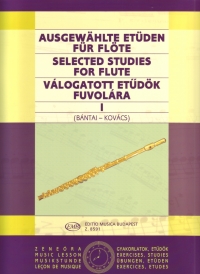 Selected Studies For Flute Vol 1 (bantai/kovacs) Sheet Music Songbook
