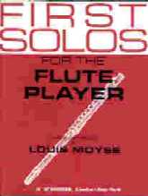 First Solos For The Flute Player Moyse Sheet Music Songbook