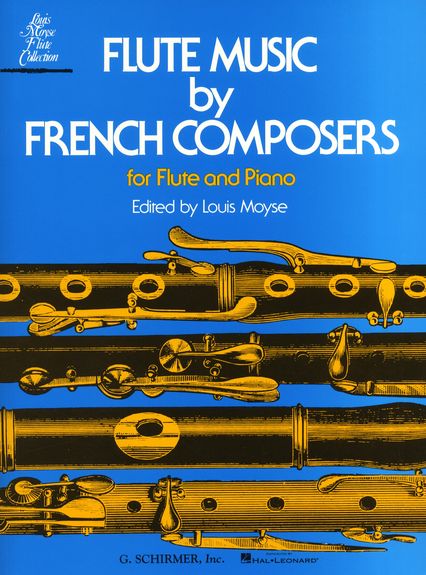 Flute Music By French Composers Moyse Flute Piano Sheet Music Songbook